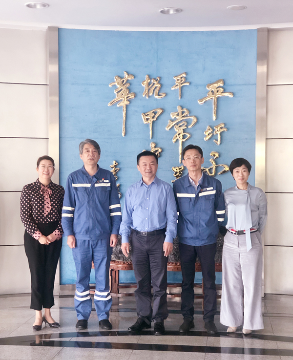 william威廉英国官网董事长徐辉一行前往淮南平圩电厂进行客户回访